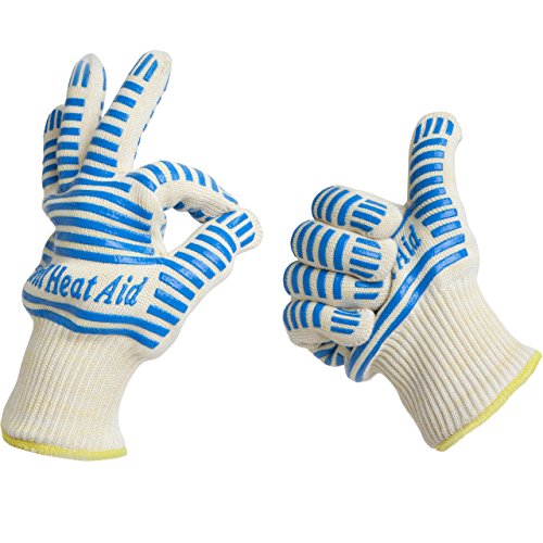 Heat Resistant Gloves, 932°F EN407 Certified....