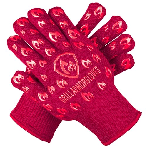 Oven Gloves 932°F Extreme Heat & Cut Resistant...