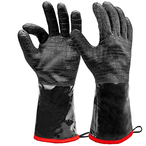 Grilling Gloves Heat Resistant BBQ Gloves - Heat...
