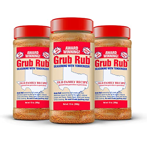 Grub Rub BBQ Seasoning & Meat Rubs for Smoking -...