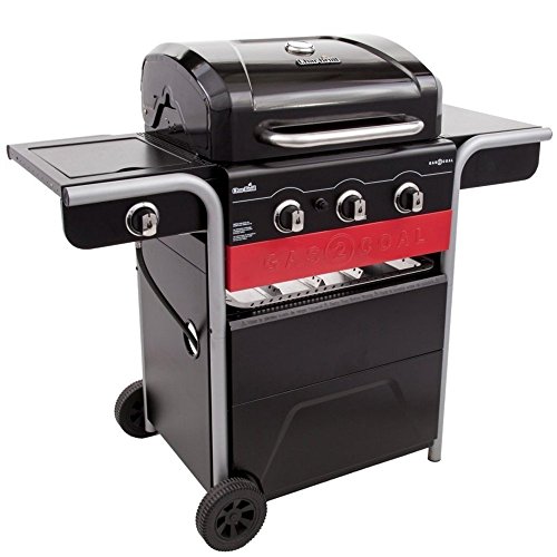 Char-Broil Gas2Coal 3-Burner Liquid Propane and...