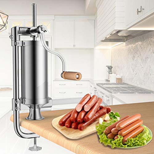 Goplus 5 Lbs/3L Vertical Sausage Stuffer Maker...