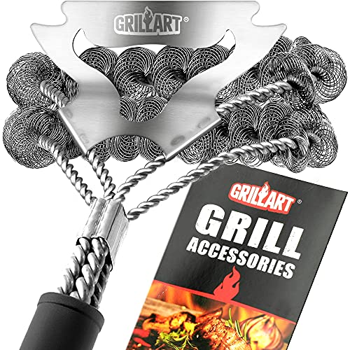 GRILLART Grill Brush for Outdoor Grill Bristle...