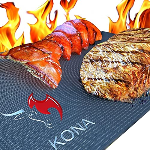 Kona Best BBQ Grill Mat - Heavy Duty 600 Degree...