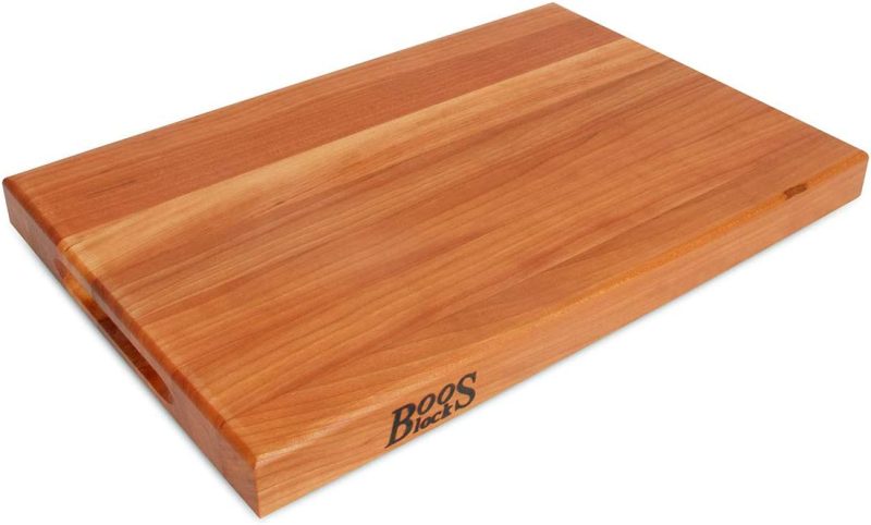 John Boos Block CHY-R01 Cherry Wood Edge Grain Reversible Cutting Board