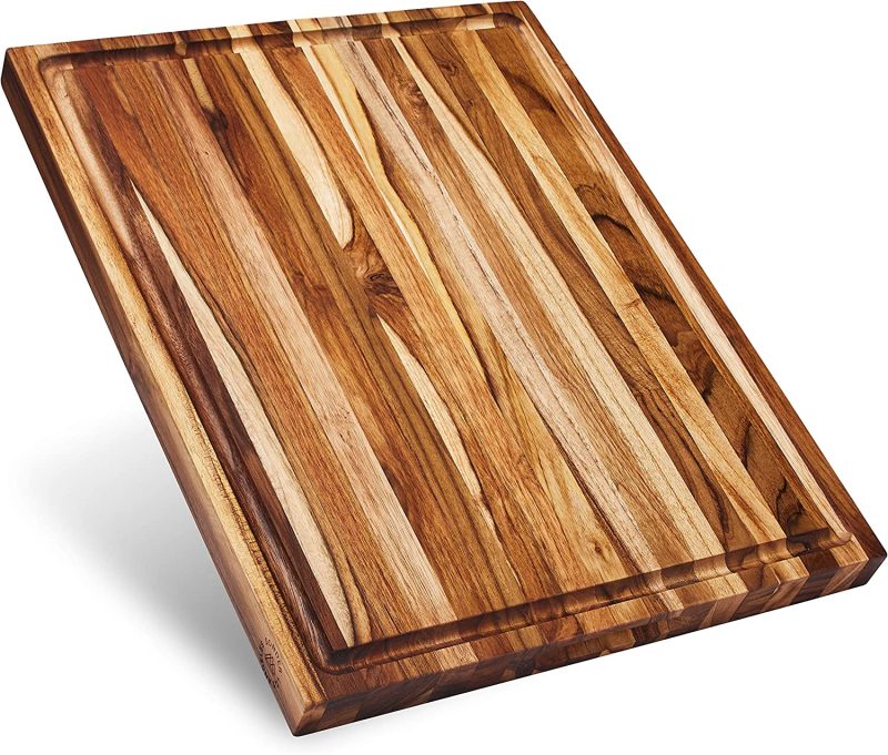 Sonder Los Angeles, Large Teak Wood Cutting Board for Kitchen