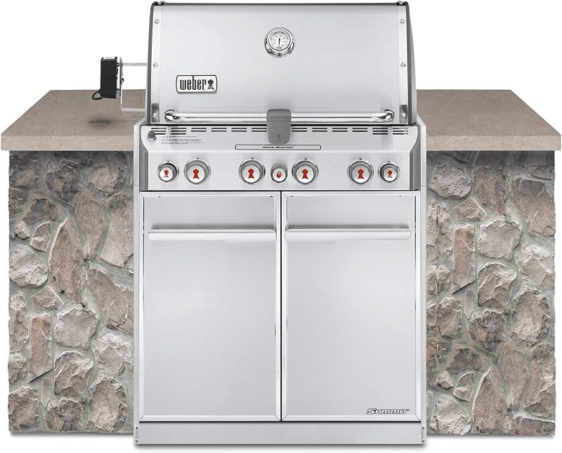 Weber Summit S-460 Built-In Natural Gas in Stainless Steel Grill