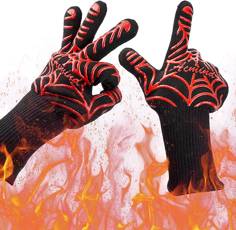 Acmid Barbeque Barbecue Gloves for Smoker