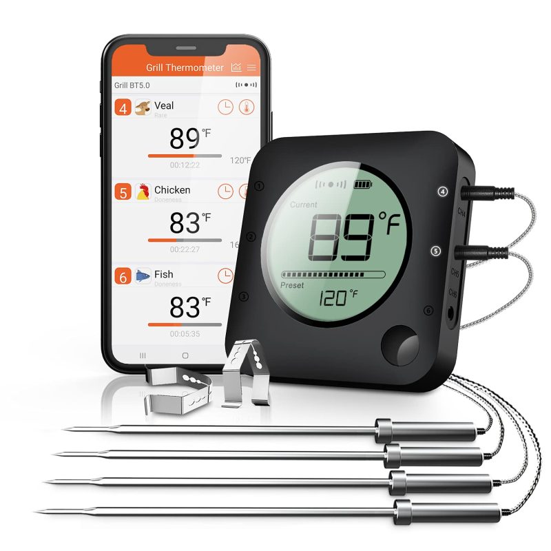 BFOUR Wireless Grill Thermometer