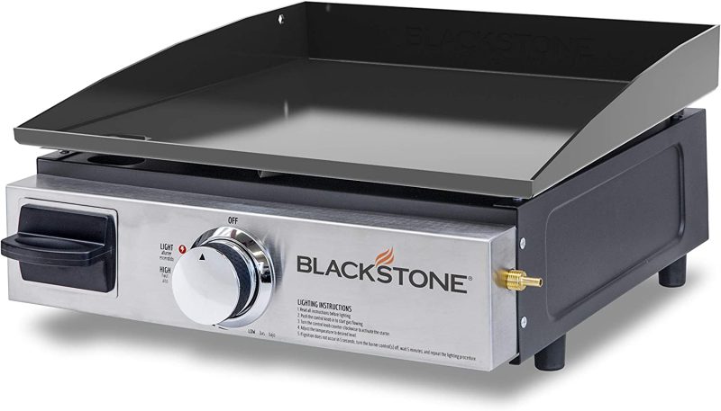 Blackstone 1650 Tabletop Grill Without Hood Propane Fuelled Portable Stovetop