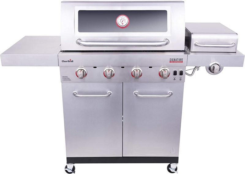 Char-Broil Signature TRU-Infrared 4-Burner Cabinet-Style Windowed Gas Grill