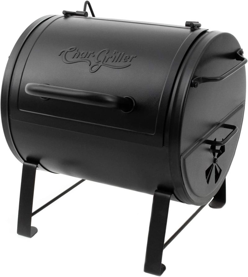 Char-Griller E82424 Smoker Side Fire Box Portable Charcoal Grill