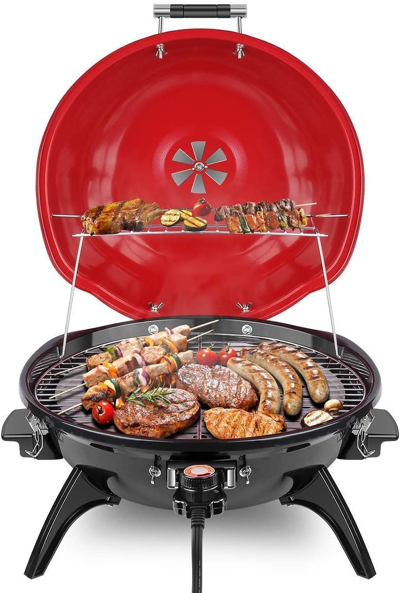 Electric BBQ Grill Techwood Electric Grill