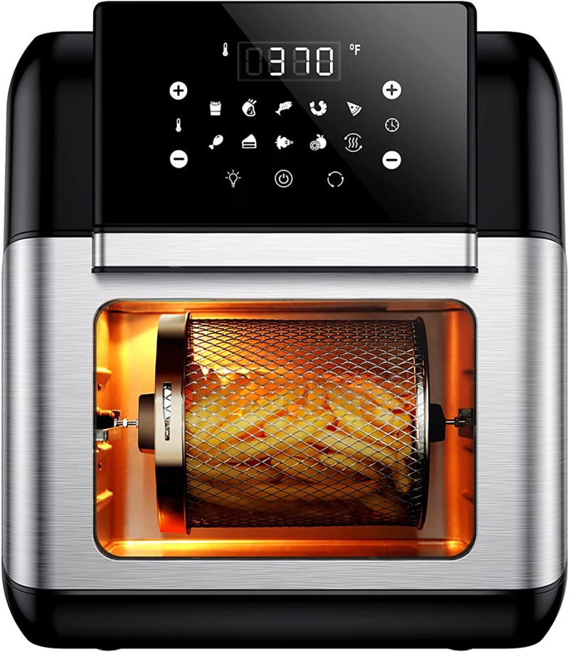 Innsky 10.6 Quart Air Fryer Oven with Rotisserie