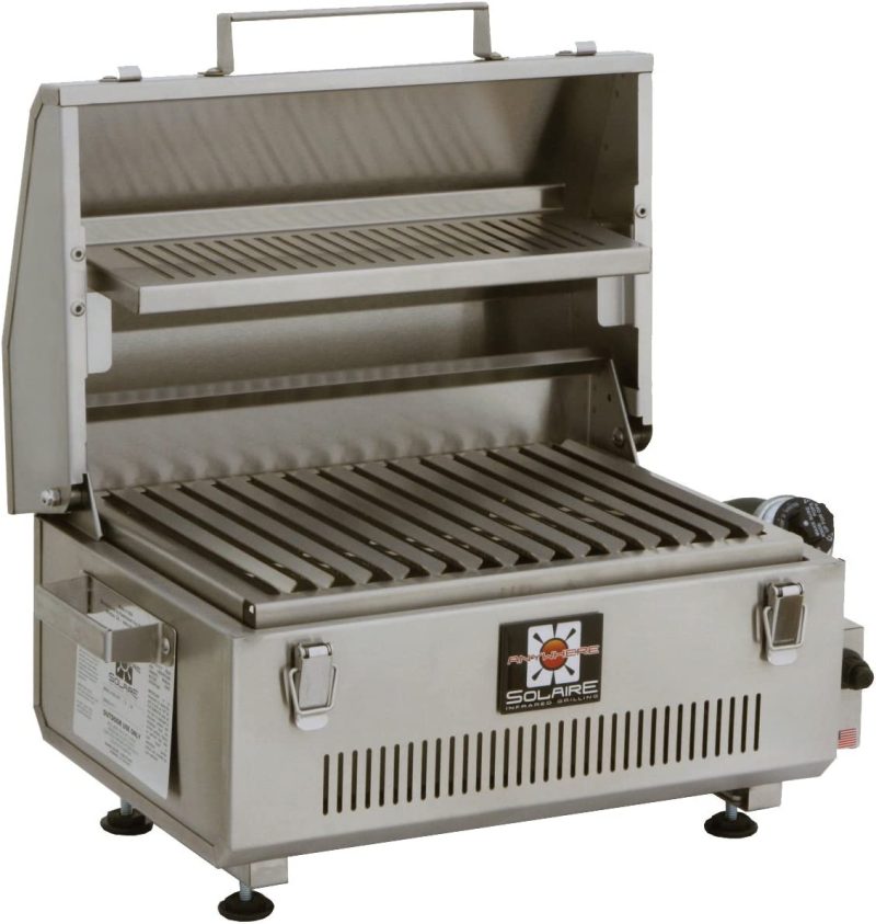 Solaire SOL-IR17BWR Anywhere Portable Infrared Warming Rack Gas Grill